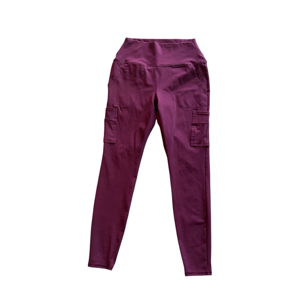 [Spyder] Purple Leggings with Cargo Pockets